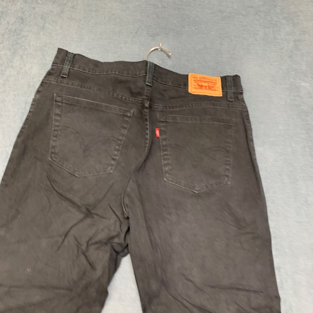 Levi's 550 Bootcut Jeans Women 12S Black Denim Cotton Stretch Casual Relaxed Fit - Picture 7 of 16